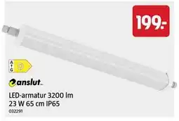 Jula LED-armatur 3200 lm 23 W 65 cm IP65 erbjuda