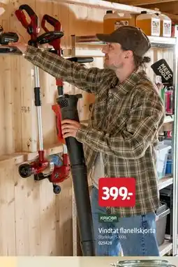 Jula Vindtät flanellskjorta erbjuda
