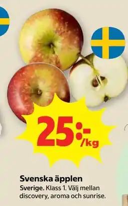 Stora Coop Svenska äpplen erbjuda