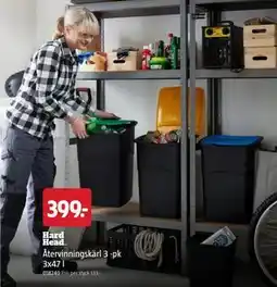 Jula Återvinningskärl 3 -pk 3x47 l erbjuda