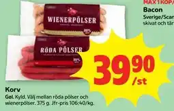 Stora Coop Korv erbjuda