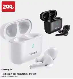 Jula Trådlösa in ear-hörlurar med touch erbjuda