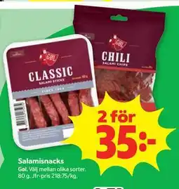 Stora Coop Salamisnacks erbjuda