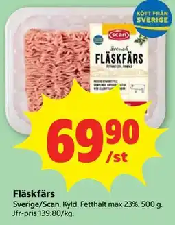Stora Coop Fläskfärs erbjuda