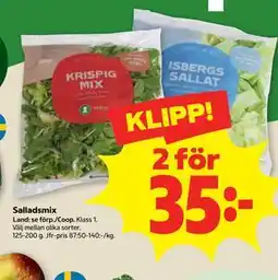 Stora Coop Salladsmix erbjuda