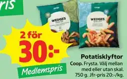 Stora Coop Potatisklyftor, Medlemspris erbjuda