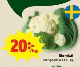 Stora Coop Blomkål erbjuda