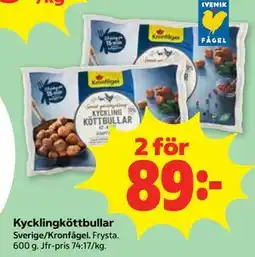 Stora Coop Kycklingköttbullar erbjuda