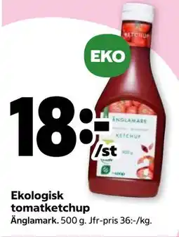 Stora Coop Ekologisk tomatketchup erbjuda