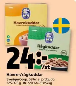 Stora Coop Havre-/rågkuddar erbjuda