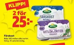 Stora Coop Färskost erbjuda