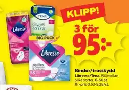 Stora Coop Bindor/trosskydd erbjuda