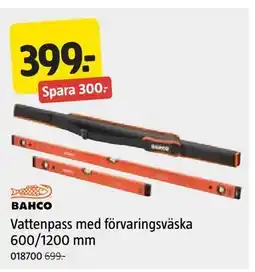 Jula Vattenpass med förvaringsväska 600/1200 mm erbjuda