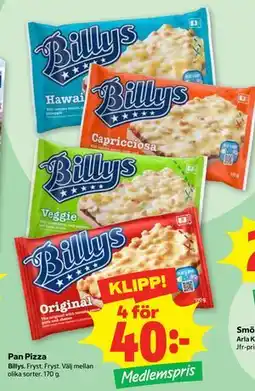 Stora Coop Pan Pizza, Medlemspris erbjuda