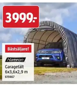 Jula Garagetält 6x3,6x2,9 m erbjuda