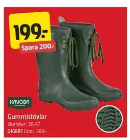 Jula Gummistövlar erbjuda