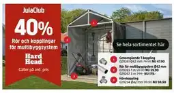 Jula Genomgående T-koppling, Medlemspris erbjuda