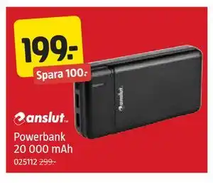 Powerbank 20 000 mAh