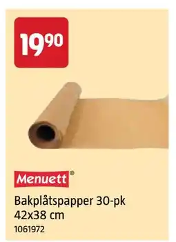 Jula Bakplåtspapper 30-pk erbjuda