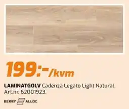 Bolist Berry Alloc Laminatgolv Cadenza Legato Light Natural erbjuda