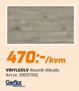 Bolist Gerflor vinylgolv akustik mikado erbjuda