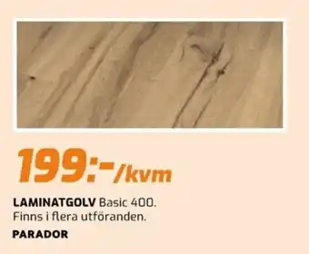 Bolist Parador laminatgolv basic 400 erbjuda