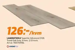 Bolist Kronotex laminatgolv superior advanced 3126 erbjuda