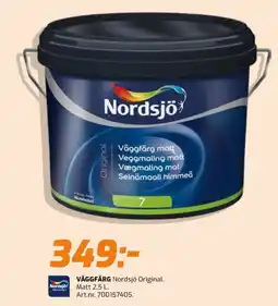 Bolist Väggfärg Nordsjö Original erbjuda