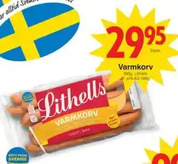 Matöppet Varmkorv erbjuda