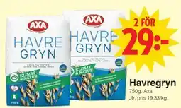 Matöppet Havregryn erbjuda