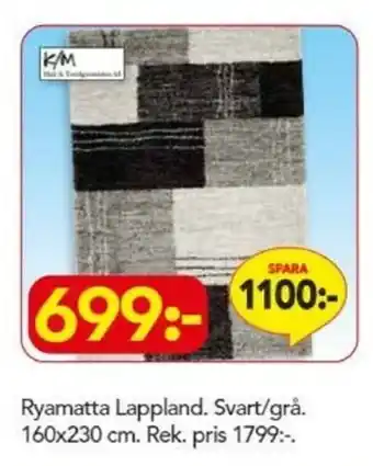 Ryamatta Lappland 160x230 cm