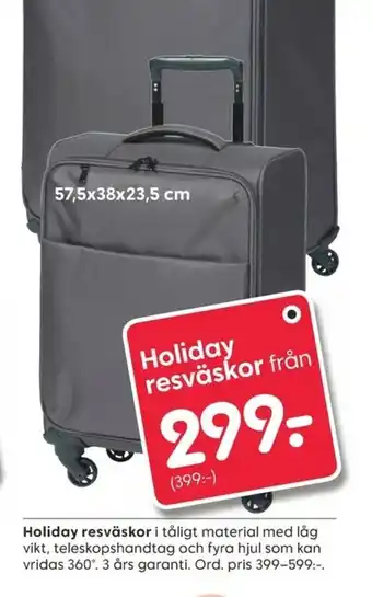Rusta Holiday resväskor erbjuda