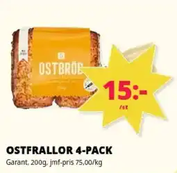 Tempo Garant ostfrallor 4-pack erbjuda