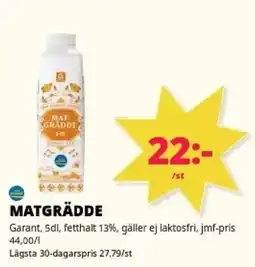 Tempo Garant matgrädde erbjuda