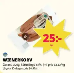 Tempo Garant wienerkorv erbjuda