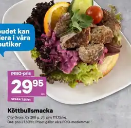 City Gross Köttbullsmacka erbjuda