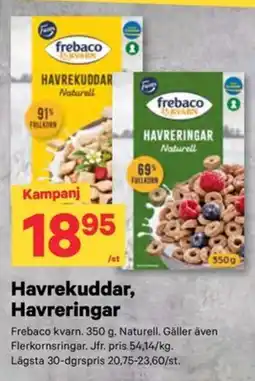 City Gross Frebaco havrekuddar, havreringar erbjuda
