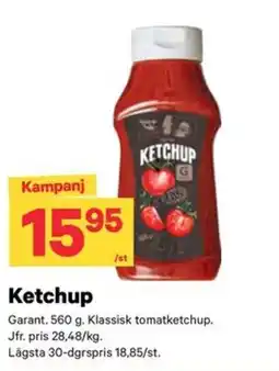 City Gross Garant ketchup erbjuda
