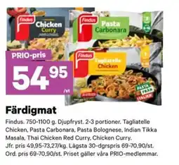 City Gross Findus Färdigmat erbjuda