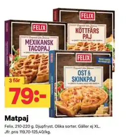 City Gross Felix matpaj erbjuda