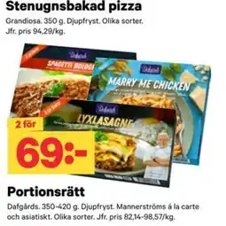 City Gross Dafgårds portionsrätt erbjuda