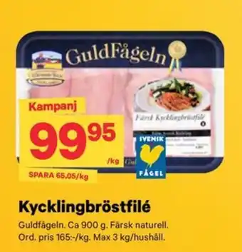 Guldfågeln kycklingbröstfilé