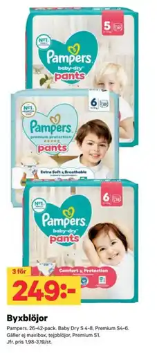 City Gross Pampers byxblöjor erbjuda