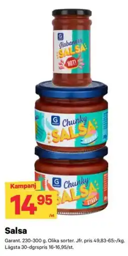 City Gross Garant salsa erbjuda