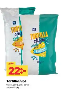 City Gross Garant tortillachips erbjuda