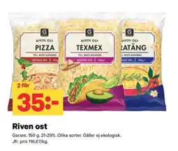 City Gross Riven ost erbjuda