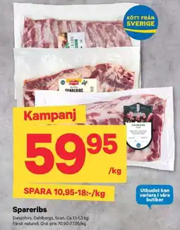 City Gross Spareribs erbjuda