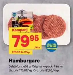 City Gross Hamburgare erbjuda