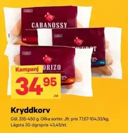 City Gross Cabanossy kryddkorv erbjuda