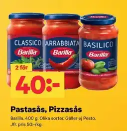 City Gross Barilla Pastasås, Pizzasås erbjuda